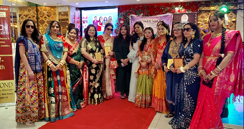 Sakhi Event in Mahavir Enclave Blends Fun with Empowerment